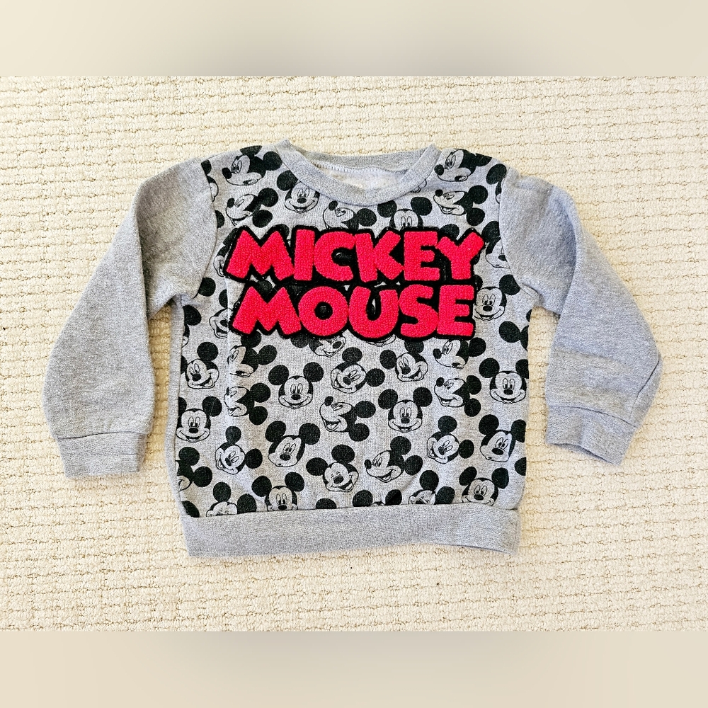 Mickey Mouse Gray Kids Sweatshirt
